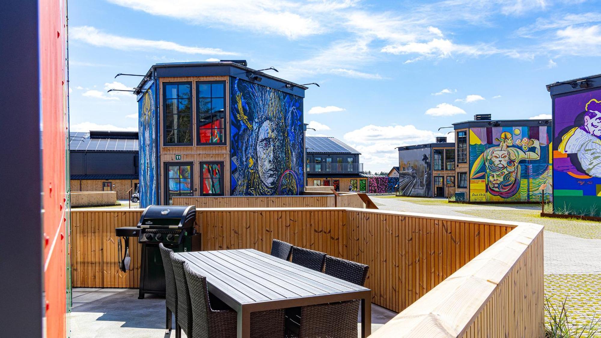 Fun Art Blokhus Aparthotel Pandrup Exterior foto